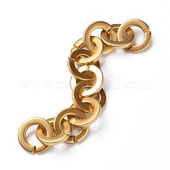 3 Strands 3 Colors Handmade Opaque Spray Painted Acrylic Rolo Chains&nbsp;sgAJEW-SZ0001-64A