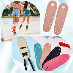 Suede Flat Toe Guard Protectors&nbsp;AJEW-WH0270-860A-01