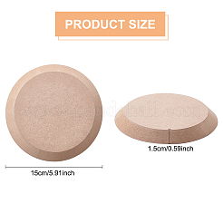 Round Pottery Tools Ceramic Plate Forming Mold&nbsp;DIY-WH0056-07A