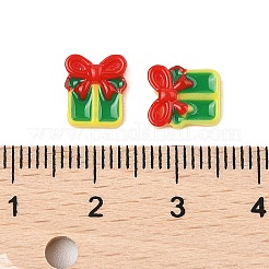 Christmas Theme Luminous Resin Cabochons&nbsp;RESI-U003-02G