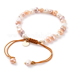 Adjustable Nylon Thread Braided Bead Bracelets&nbsp;BJEW-JB05802-02