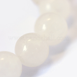Natural White Jade Round Bead Strands&nbsp;X-G-E334-4mm-13