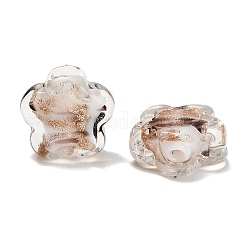 Handmade Gold Sand Lampwork Beads&nbsp;LA-T032-02D