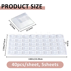 EPDM Nail Protection Self Adhesive Stickers&nbsp;DIY-FH0010-11A