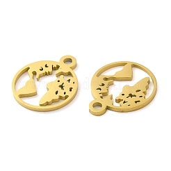 Ion Plating(IP) 304 Stainless Steel Charms&nbsp;STAS-J042-06G