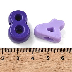 Opaque Acrylic European Beads&nbsp;OACR-Z037-13