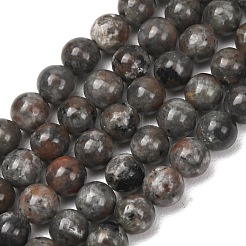 Natural Fluorescent Syenite Rock(Glow under UV Light) Beads Strands&nbsp;GG-NH0012-A01-6mm