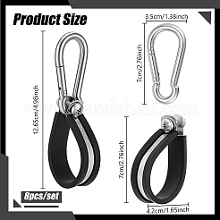 8Pcs 304 Stainless Steel Air Hose Clamps&nbsp;FIND-WH0149-74