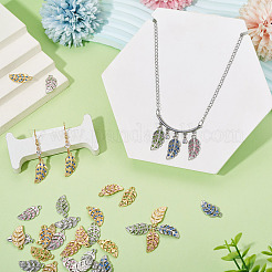 40Pcs 8 Colors Alloy with Rhinestone Pendants&nbsp;FIND-TA0009-66