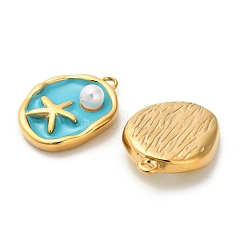 304 Stainless Steel Enamel Pendants&nbsp;STAS-K306-50G