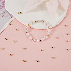 Brass Corrugated Beads&nbsp;KK-BBC0012-61