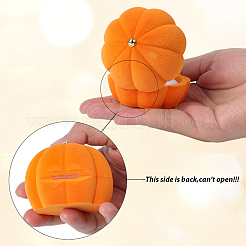1Pc Pumpkin Flocking Jewelry Boxes&nbsp;VALE-BBC0001-01