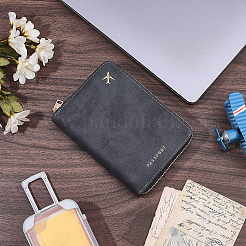 Imitation Leather Zipper Passport Cover&nbsp;ABAG-WH20005-71A