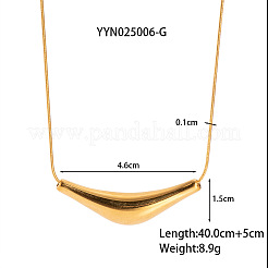 Minimalist Stainless Steel V-shaped Pendant Necklaces for Women&nbsp;IY2347-1