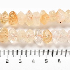 Heated Natural Citrine Beads Strands&nbsp;G-N327-05-22