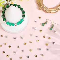 550Pcs 11 Styles Alloy & Brass Rhinestone & Tibetan Silver Spacer Beads&nbsp;DIY-SC0030-21
