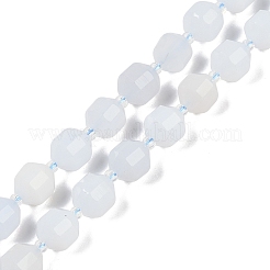 Natural Blue Chalcedony Beads Strands&nbsp;G-O201B-134G