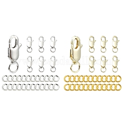 Brass Lobster Claw Clasps&nbsp;DIY-YW0009-37G