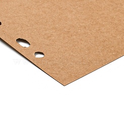 5 Sheets A4 Kraft Paper Binder Dividers&nbsp;SCRA-WH0001-01B-01