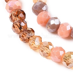 Electroplate Glass Beads Strands&nbsp;GLAA-T023-A16-05