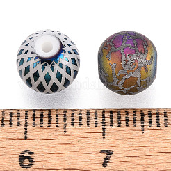 Electroplate Glass Beads&nbsp;EGLA-Q123-011