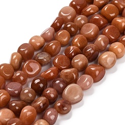 Natural Red Aventurine Beads Strands&nbsp;G-P568-C12-01