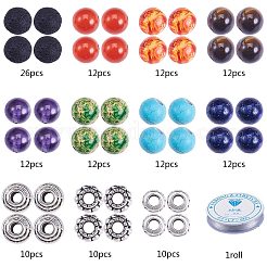 DIY Chakra Bracelet Making&nbsp;DIY-SC0009-49AS