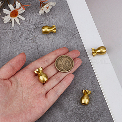 4Pcs Brass EDC European Beads&nbsp;KK-FG0001-35G