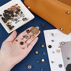 40 Bags 4 Colors Alloy Bag Feets&nbsp;FIND-CY0001-69
