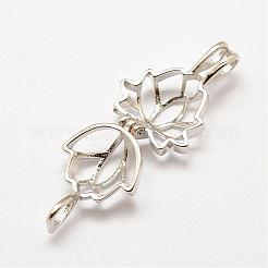 Brass Diffuser Locket Pendants&nbsp;KK-P100-18P-NR