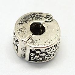 Alloy European Style Clasps&nbsp;PDLC-R001-07