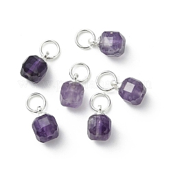 Natural Amethyst Pendants&nbsp;PALLOY-JF05300-01