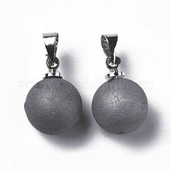 Natural Agate Charms&nbsp;G-Q998-036B