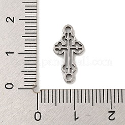201 Stainless Steel Hollow Connector Charms&nbsp;STAS-S146-06P