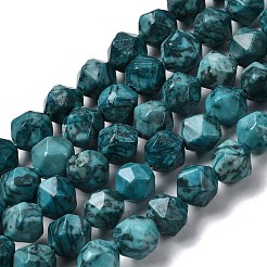 Natural Map Stone Beads Strands&nbsp;G-Z119-A23-03