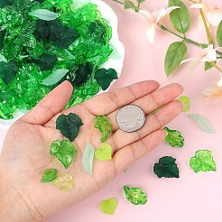 270Pcs 9 Styles Transparent Acrylic Pendant&nbsp;OACR-SZ0001-43