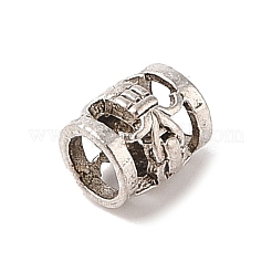 Tibetan Style Hollow Out Alloy European Beads&nbsp;TIBE-Q090-45AS