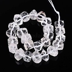 Natural Quartz Crystal Beads Strands&nbsp;G-N327-05-33