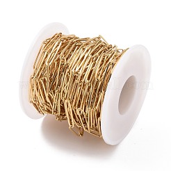 Ion Plating(IP) 304 Stainless Steel Paperclip Chains&nbsp;STAS-E161-01G