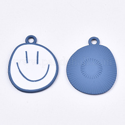 Spray Painted Alloy Pendants&nbsp;LS-X-ENAM-S127-026A-RS