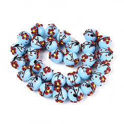 Handmade Lampwork Enamel Beads&nbsp;LAMP-T023-23F