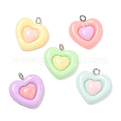 Opaque Resin Pendants&nbsp;RESI-K203-17