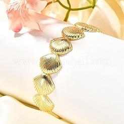 Brass Cuff Bangles for Women&nbsp;BJEW-U018-03G
