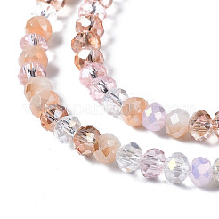 Electroplate Glass Beads Strands&nbsp;EGLA-T020-12E