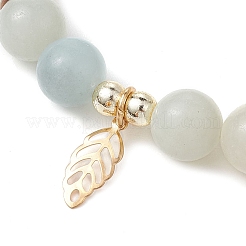 8.5mm Round Gemstone Beaded Stretch Bracelets&nbsp;BJEW-JB10518
