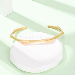 304 Stainless Steel Cuff Bangles&nbsp;BJEW-P373-01G