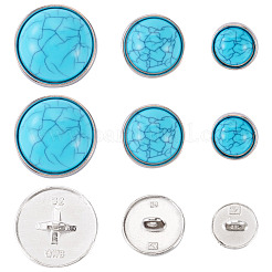 15Pcs 3 Styles 1-Hole Resin Shank Buttons&nbsp;BUTT-TA0001-56