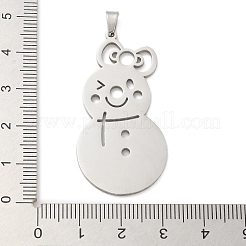 Christmas Theme 304 Stainless Steel Pendants&nbsp;STAS-Q005-01P-05