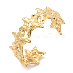 304 Stainless Steel Cuff Bangles for Women&nbsp;AJEW-P127-12G