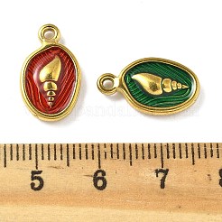304 Stainless Steel Enamel Pendants&nbsp;STAS-D369-22G